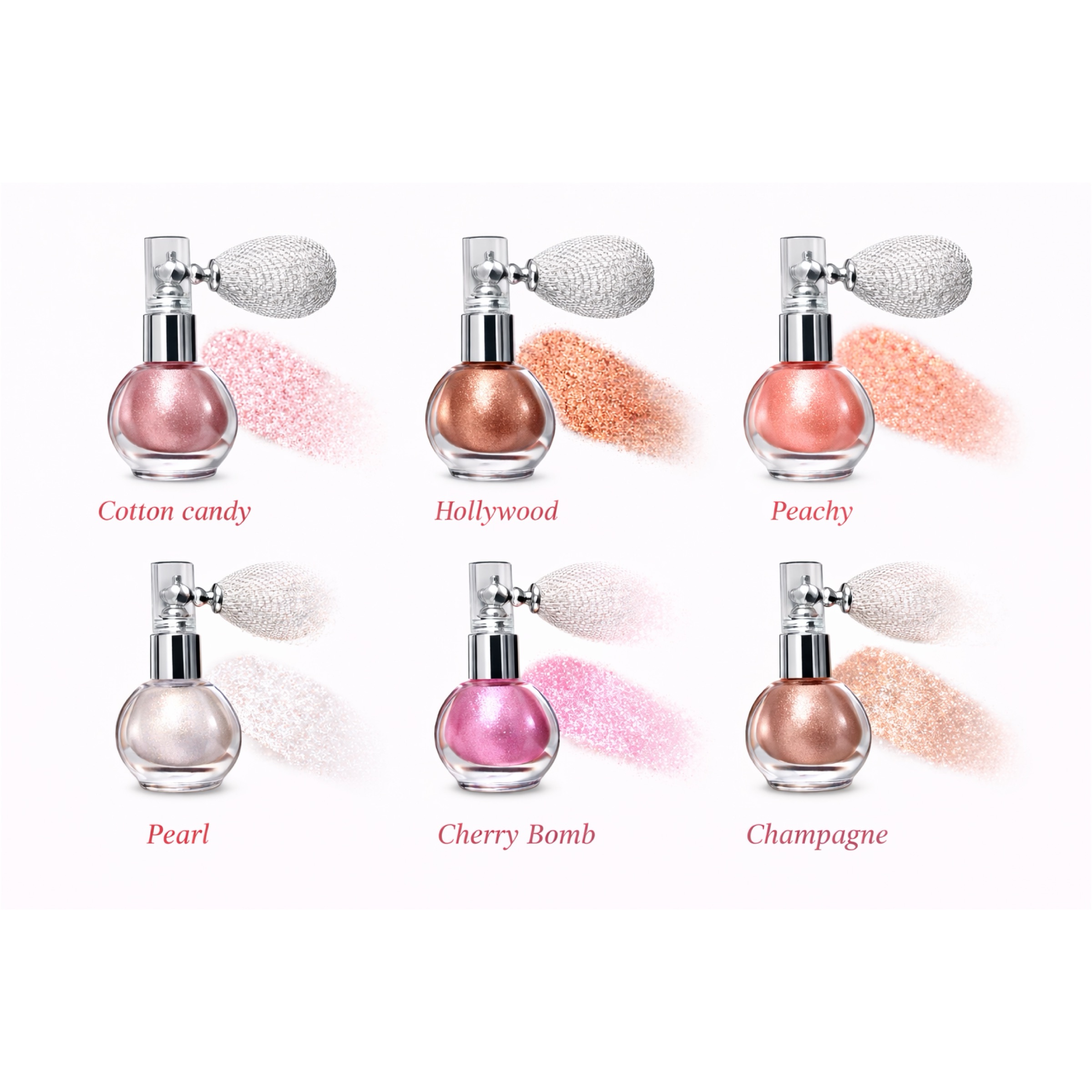 Shimmer spray